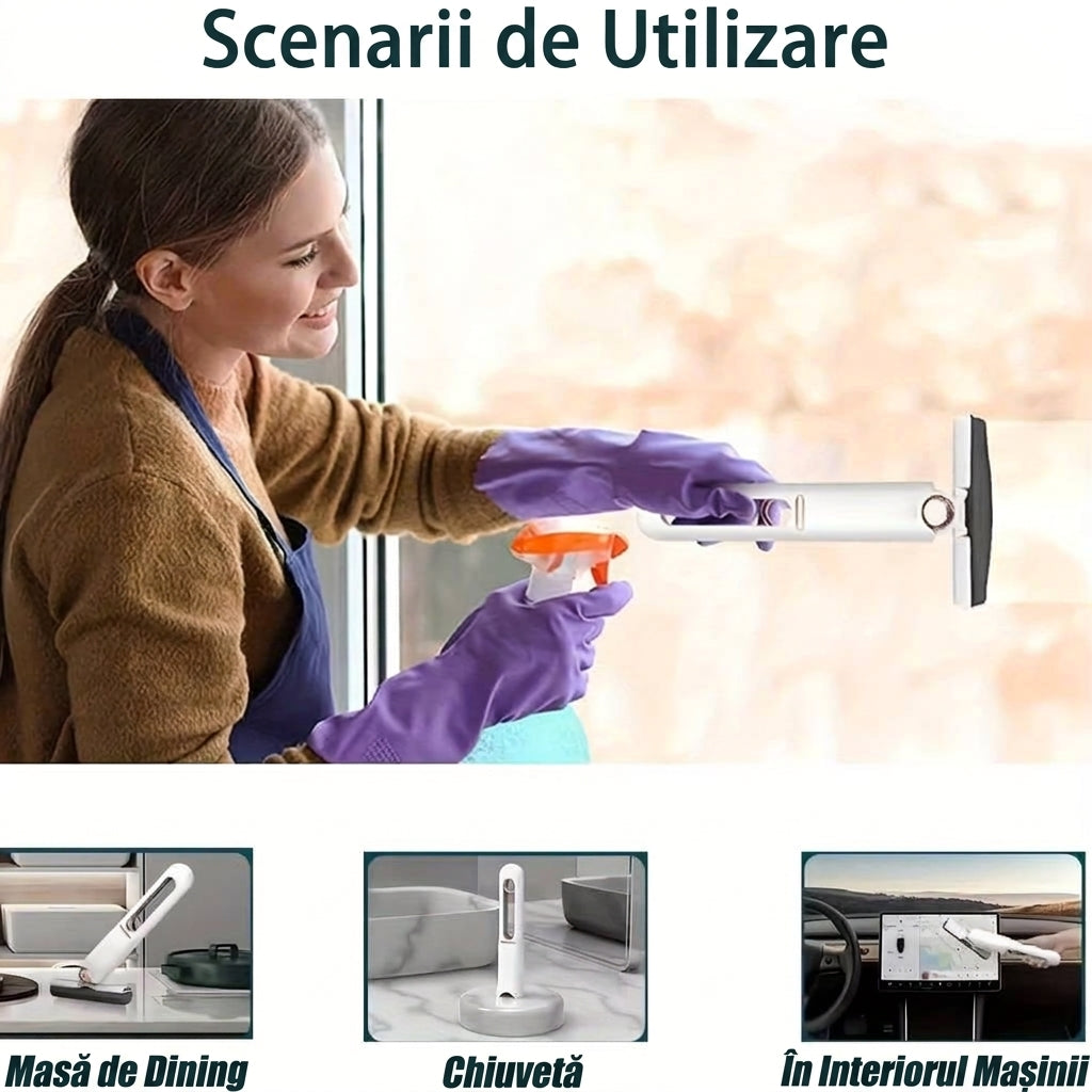 Mini Mop Pentru Curățarea Geamurilor și Parbrizelor